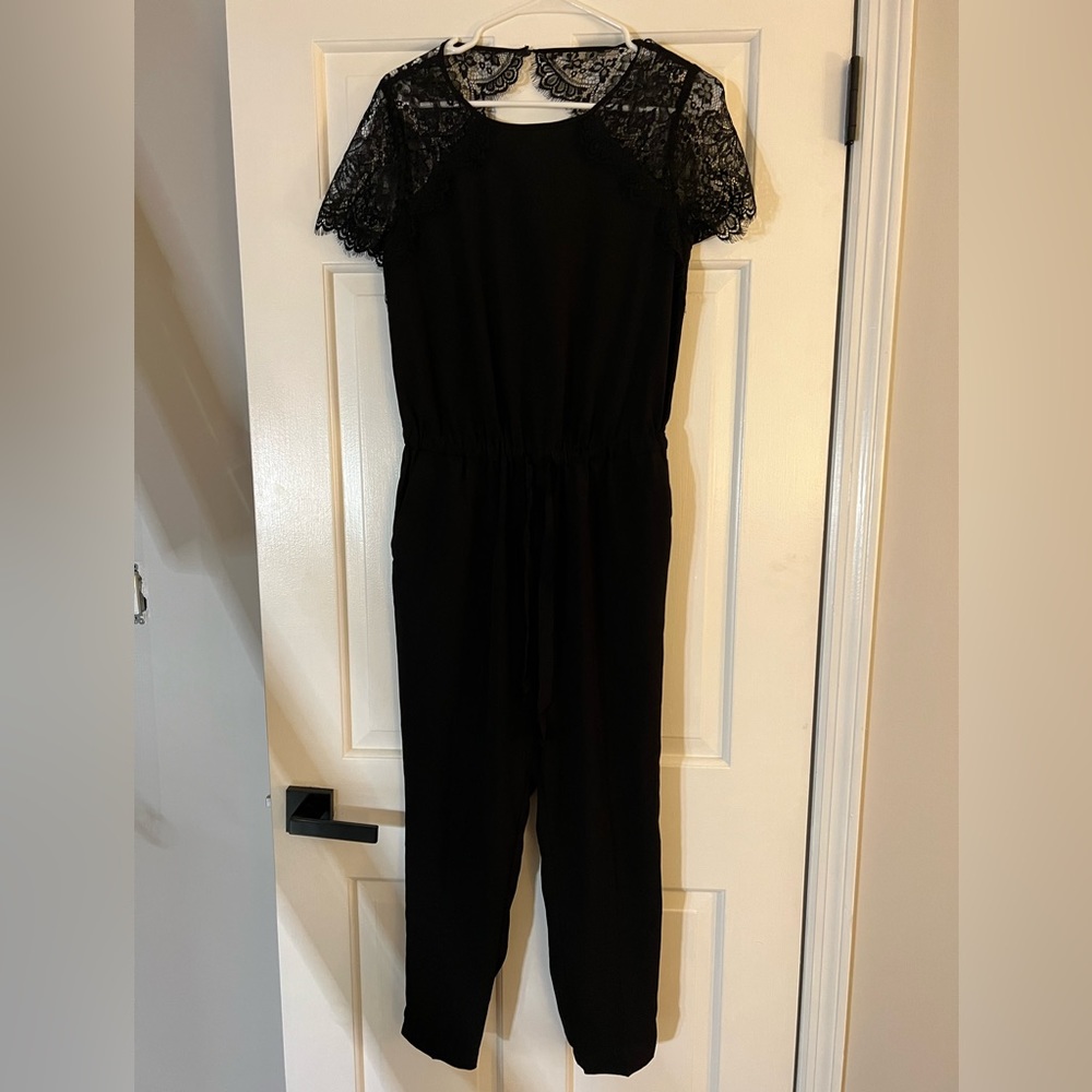 Black Loft Jumsuit. Size 4P